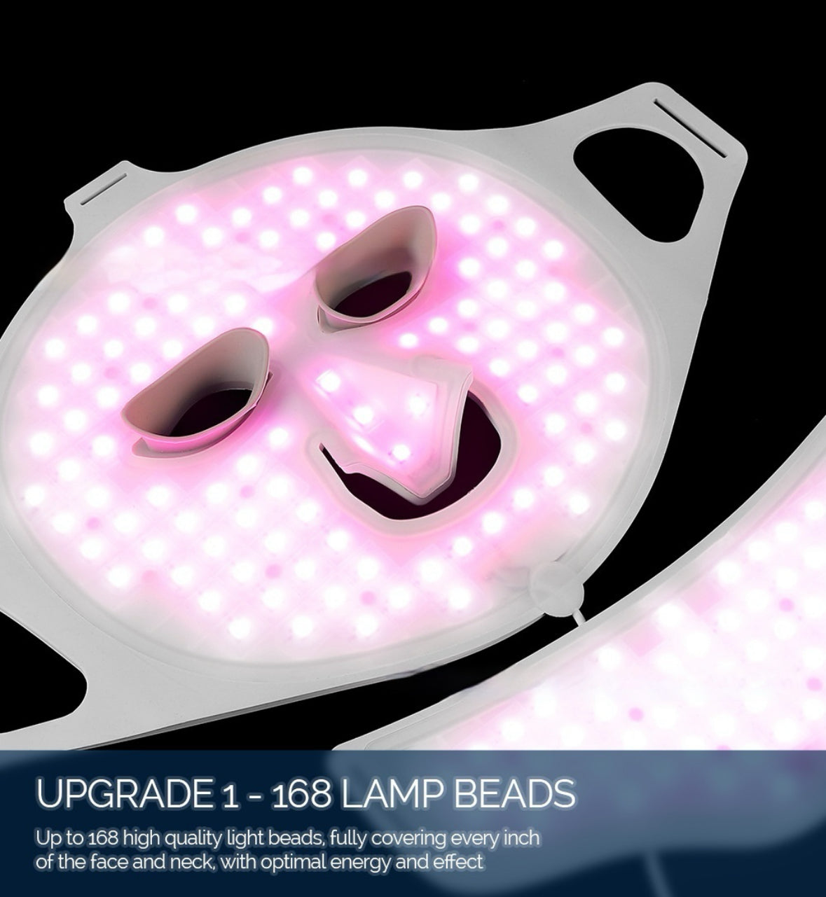 7-Color LED Light Therapy Silicone Mask – Skin Rejuvenation, Acne Treatment & Anti-Aging